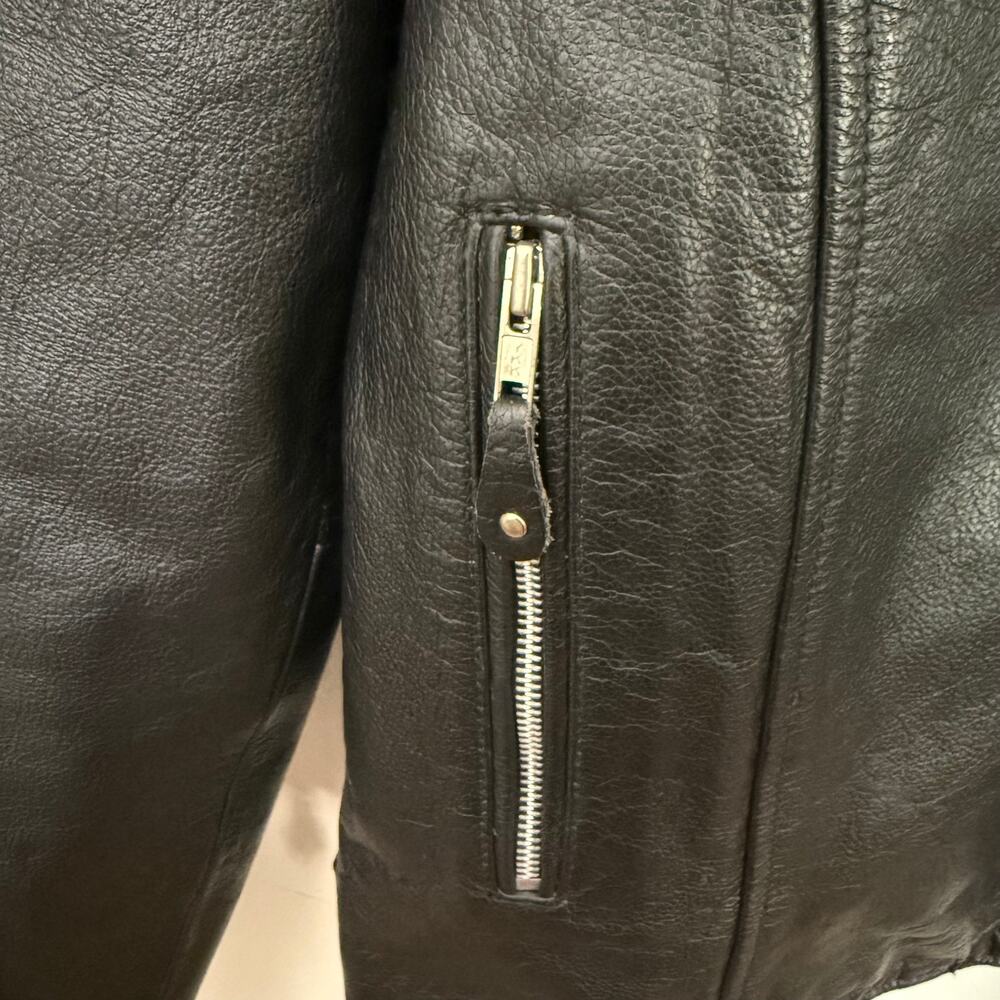 Street & Steel Scooter Leather Jacket - Size Large - Picture 9 of 15